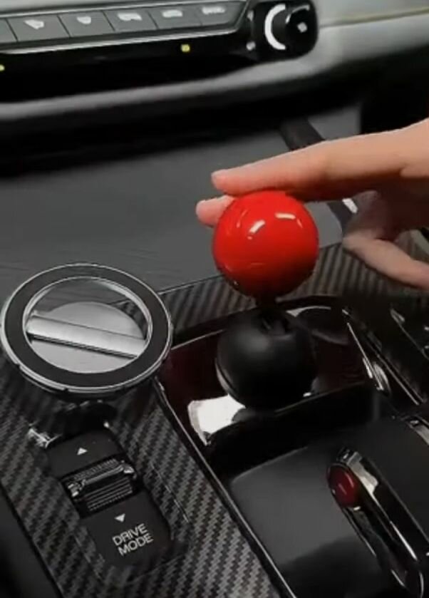 Ball shaped push start button