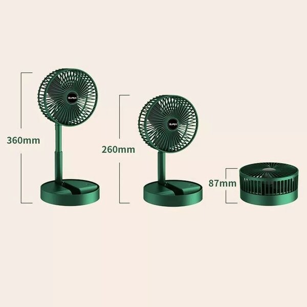 Telescopic Foldable Fan