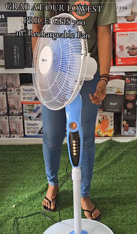 Horonya 16" Rechargeable Fan