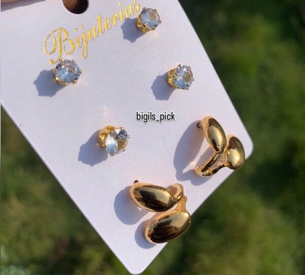 3 set earrings