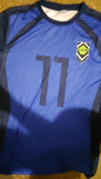 Maillot de football bleu