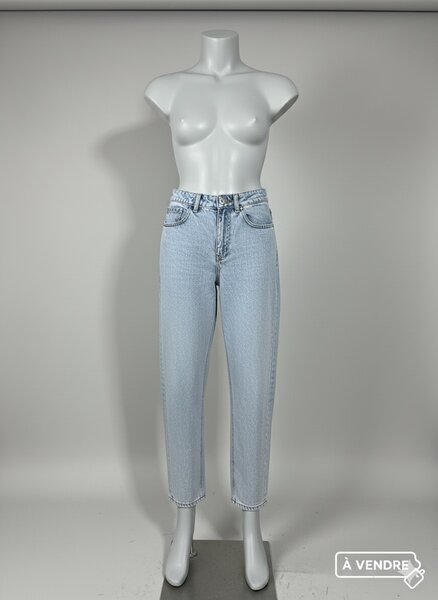 Jean mom taille haute friperie