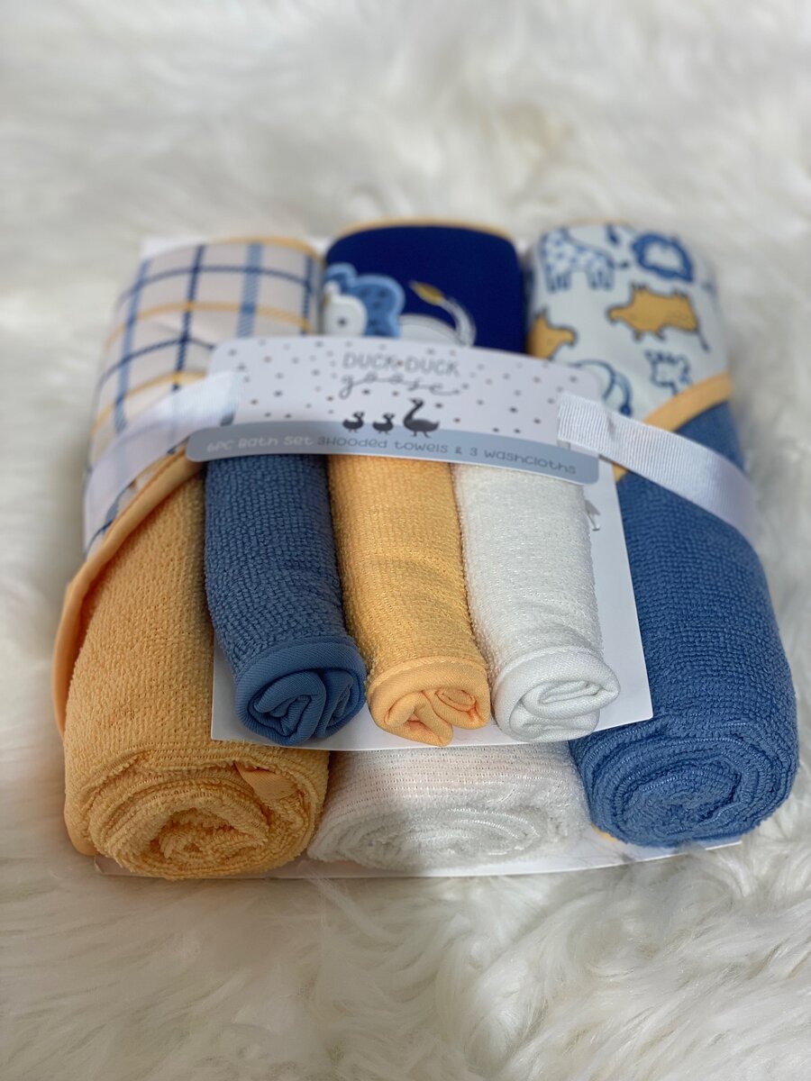 Bath set Hooded Towels &wash cloths
