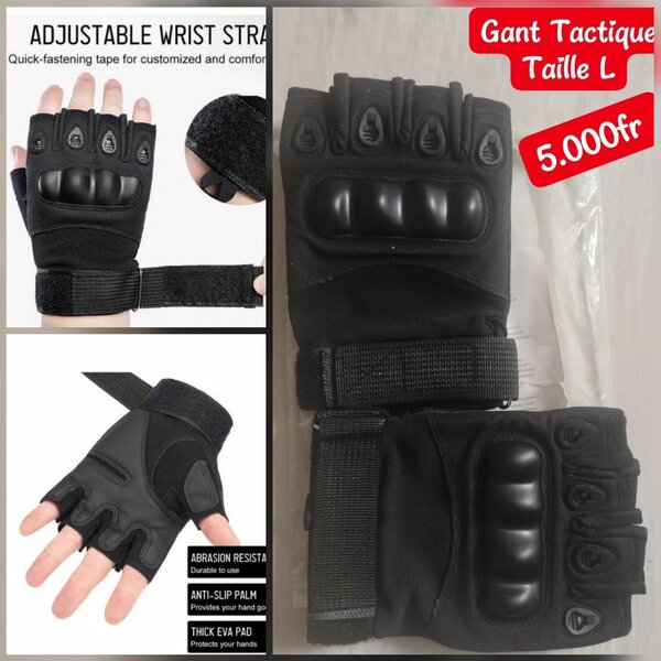 Gants Tactiques Ajustables L