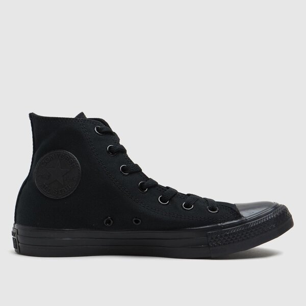 Baskets montantes noires unisexes