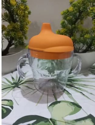 [High Quality] Baby Training Cup with handle Learning Sippy Cup Sippy Training Mug Baby Feeding FEEDER Cup Baby Water Sipper Feeder with handle