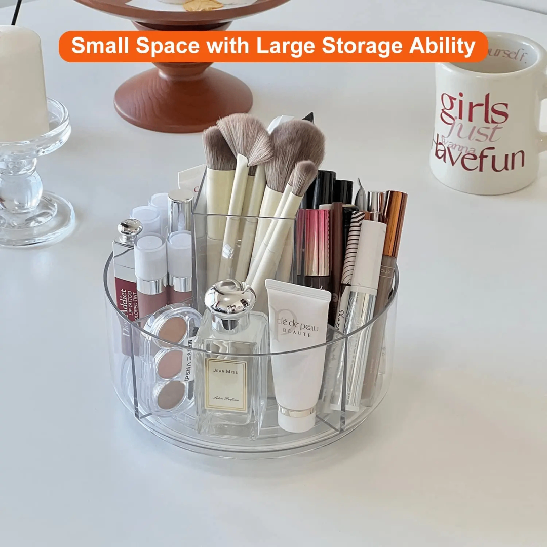 Organisateur de maquillage rotatif