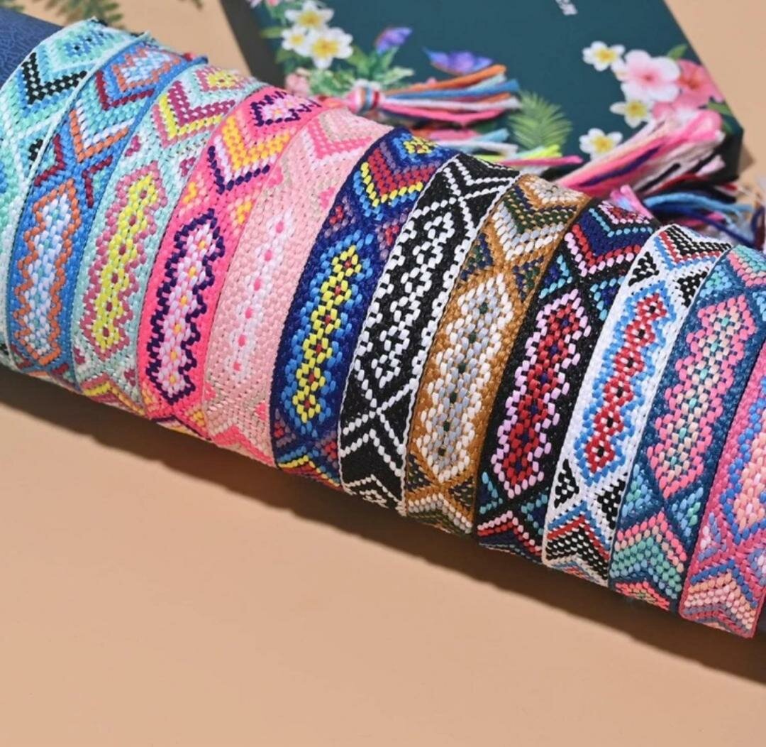 Bracelets tissés bohèmes
