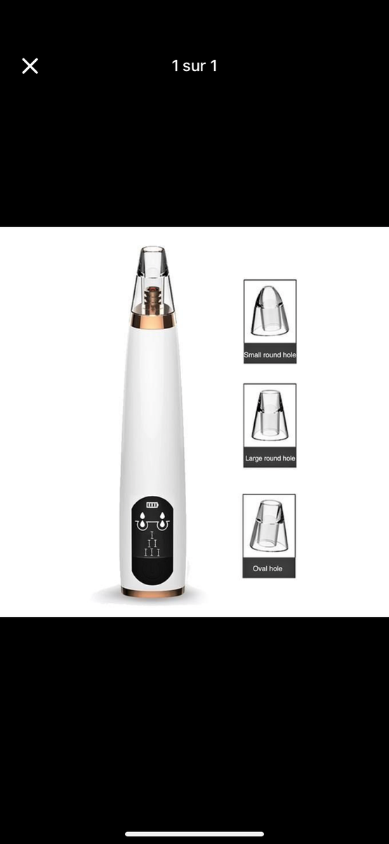 Aspirateur de points noirs