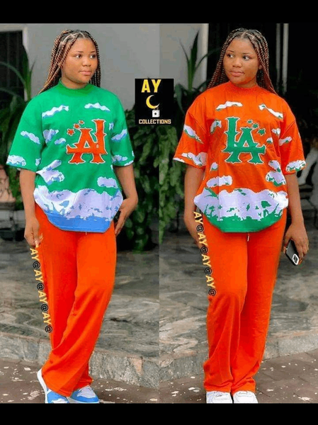 Ensemble T-shirt et Pantalon Coloré