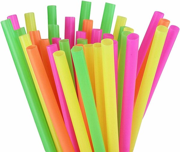 Pailles pipette multicolore