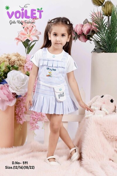 Robe à Bretelles Enfant Fille