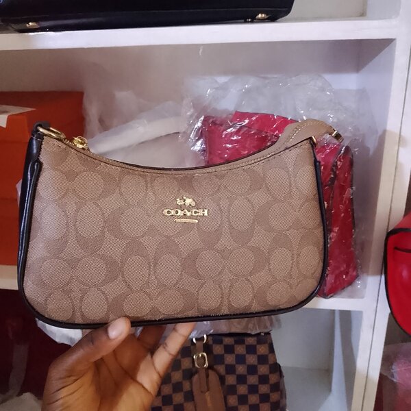 Sac à main imprimé cerise