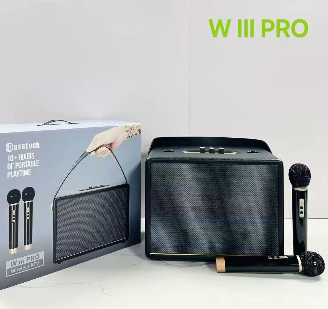 Enceinte Bluetooth Karaoke Sans Fil