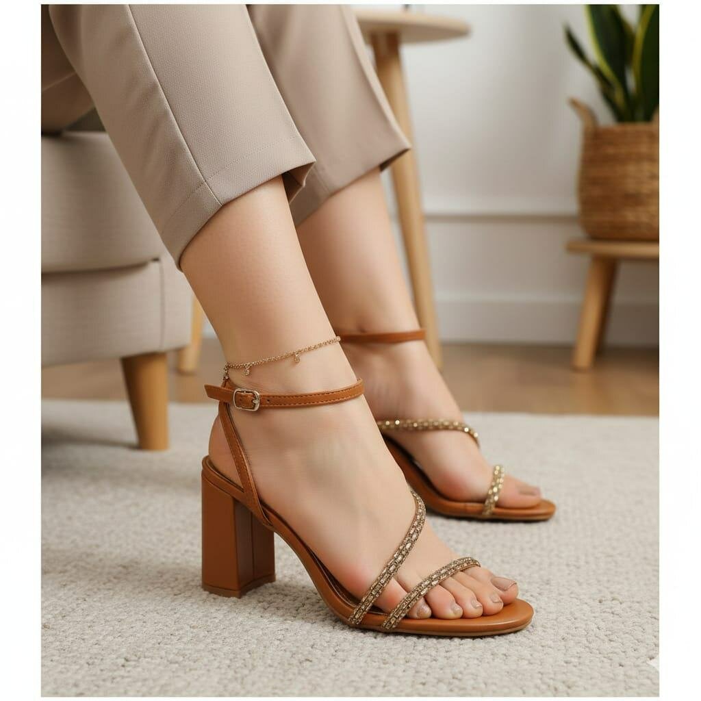 Élégantes Sandales à Talons