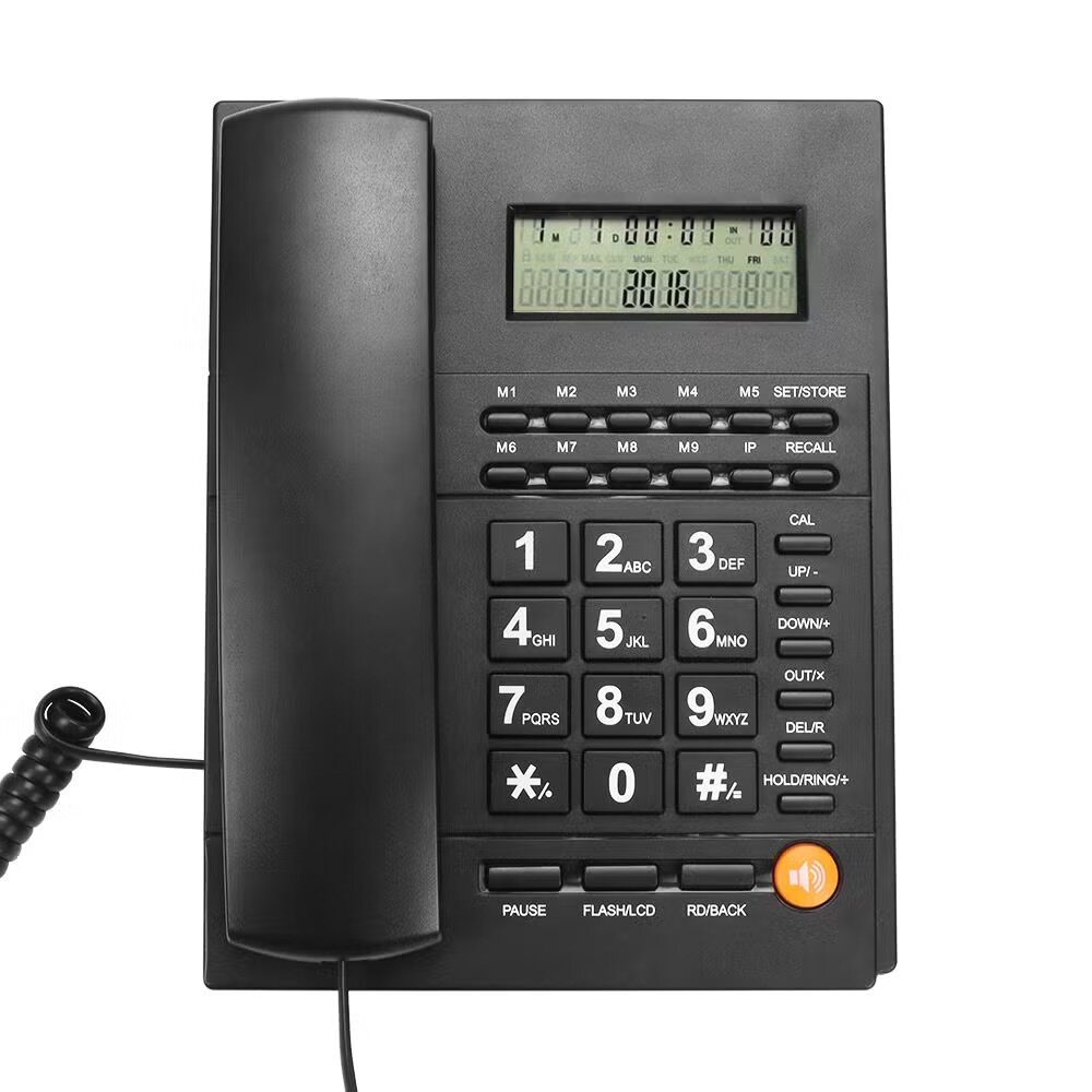 Téléphone fixe avec écran LCD