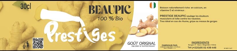 Boisson Bio Gingembre 30cl