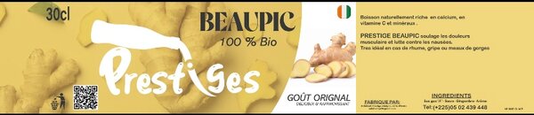 Boisson Bio Gingembre 30cl