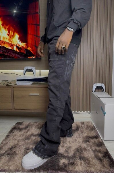 Jean Streetwear Noir Homme