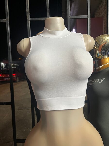 Top sans manches ouvert