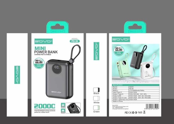 Mini Power Bank 20000mAh