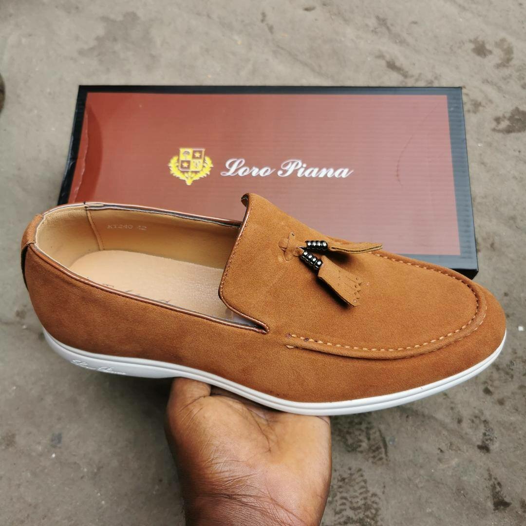 Mocassins élégants en daim pour homme