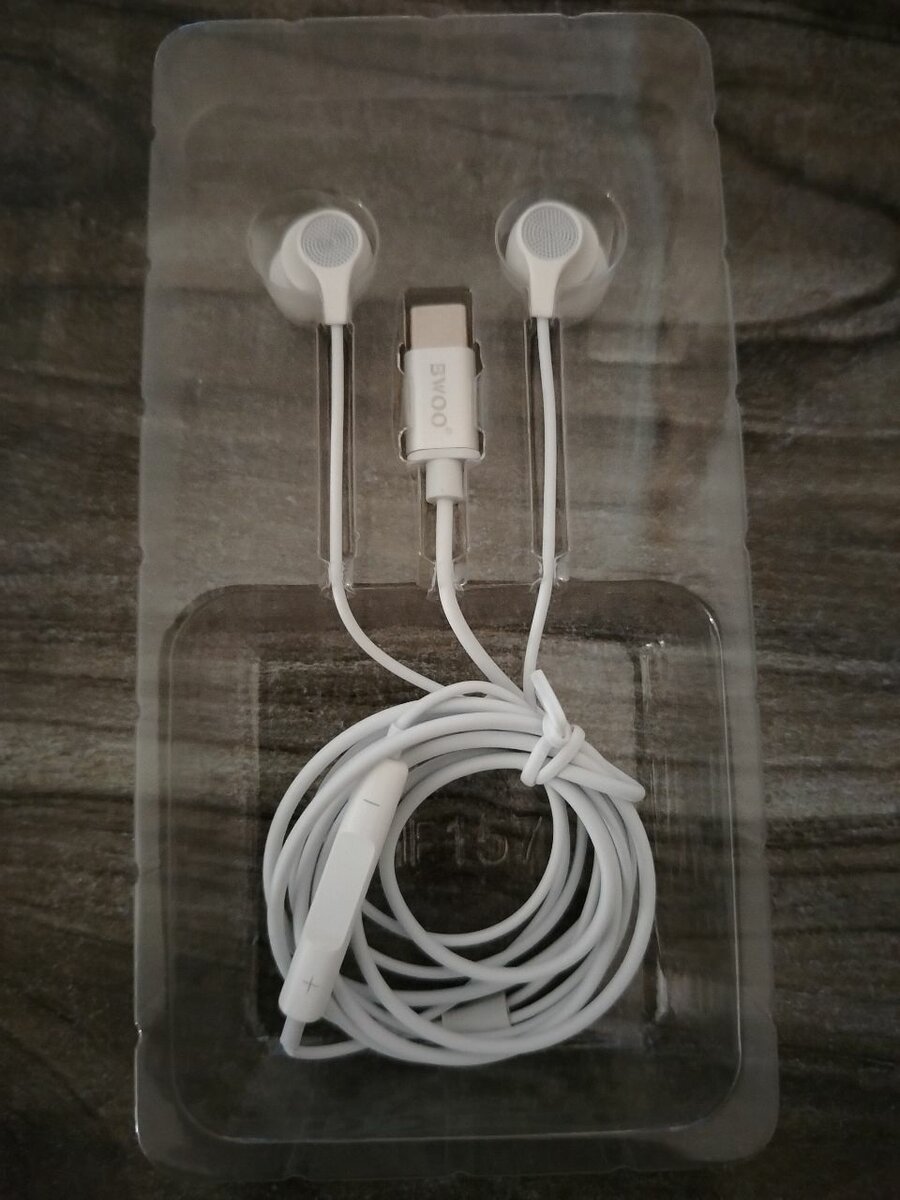 Écouteur fil type C