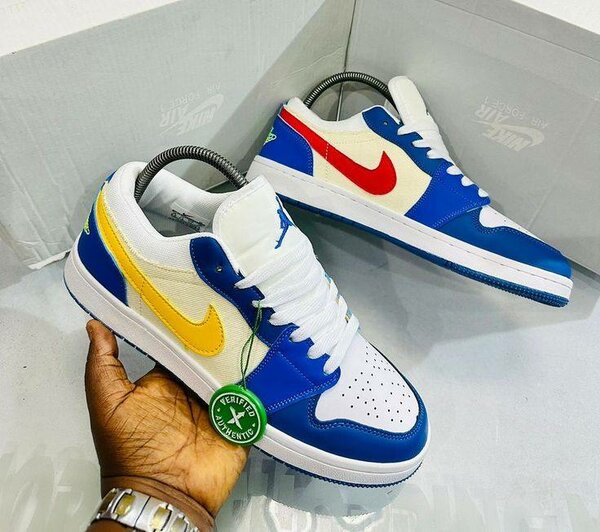 Baskets multicolores pour hommes