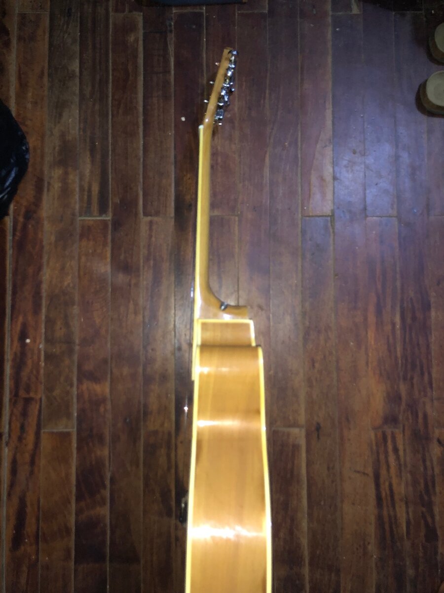 Guitare acoustique élégante