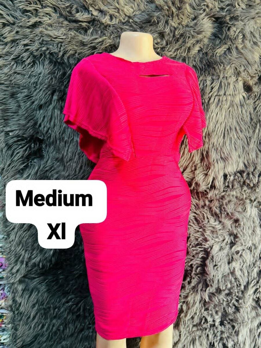 Strapped cape sleeves  straight dress