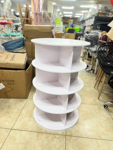 Étagère Rotative Blanche