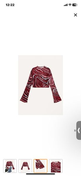 Haut à manches longues tendance