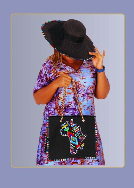 Sac à main caba chapeau coloré