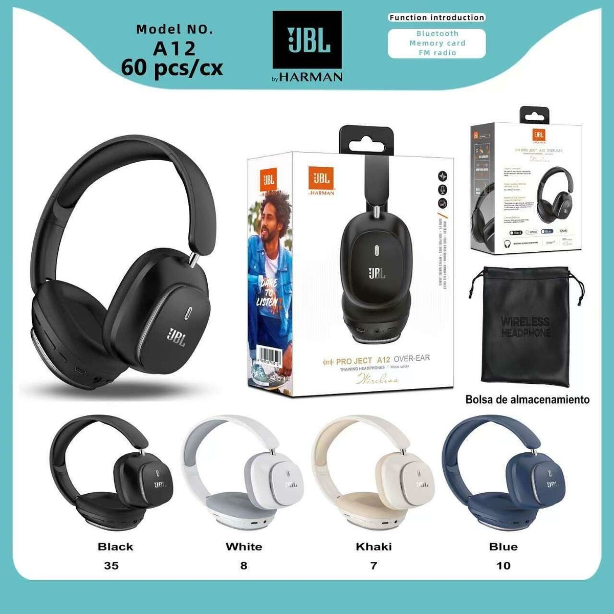 Casque JBL A12 Bluetooth