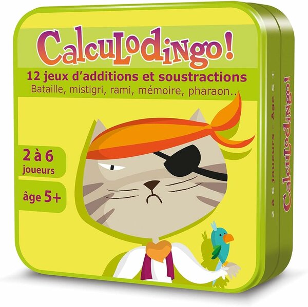 Calculodingo - Jeux de société pour enfants de 5 ans et +