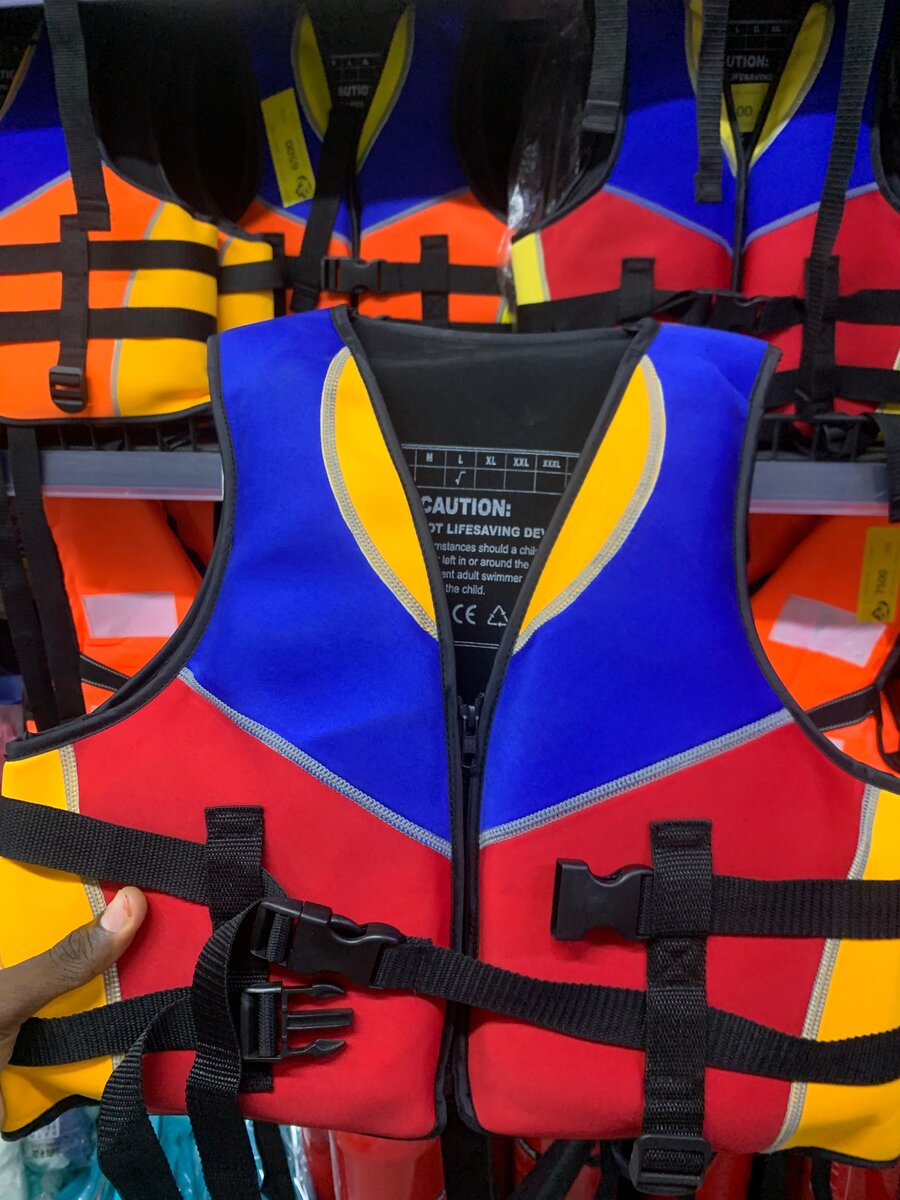 Gilet de sauvetage coloré