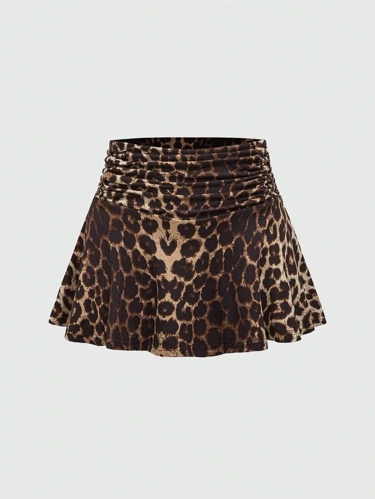 Lot de Hauts Bandeau et Jupes Léopard