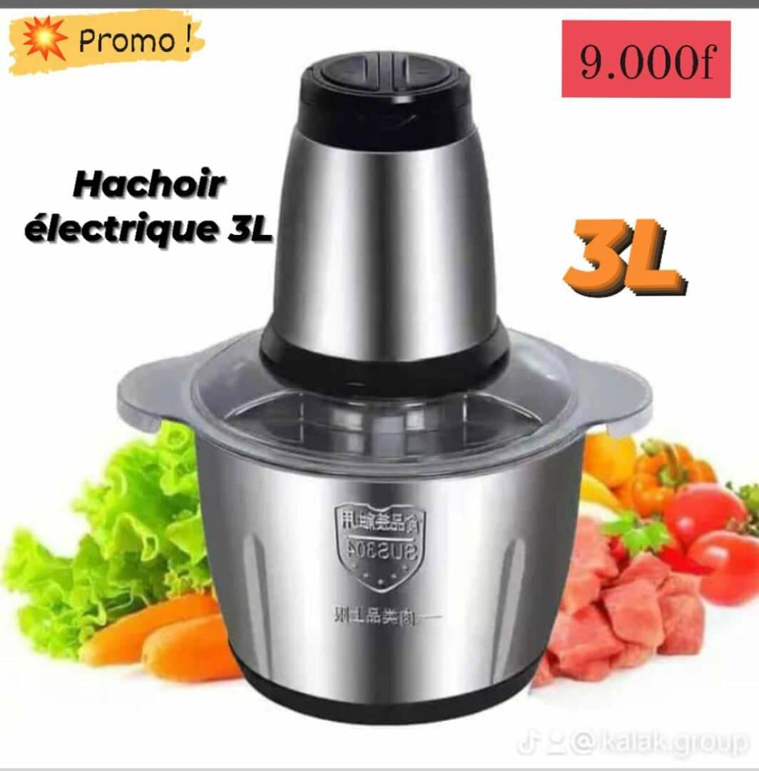 Hachoir électrique à 3 litres