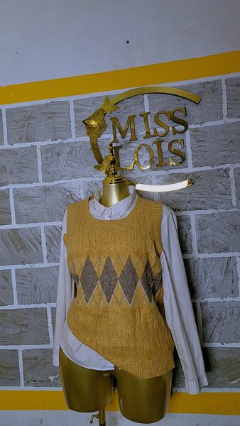 Gilets vintage à motifs