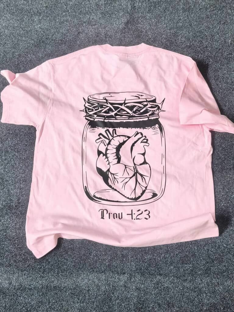 Nouvelle Créature T-shirt rose NC