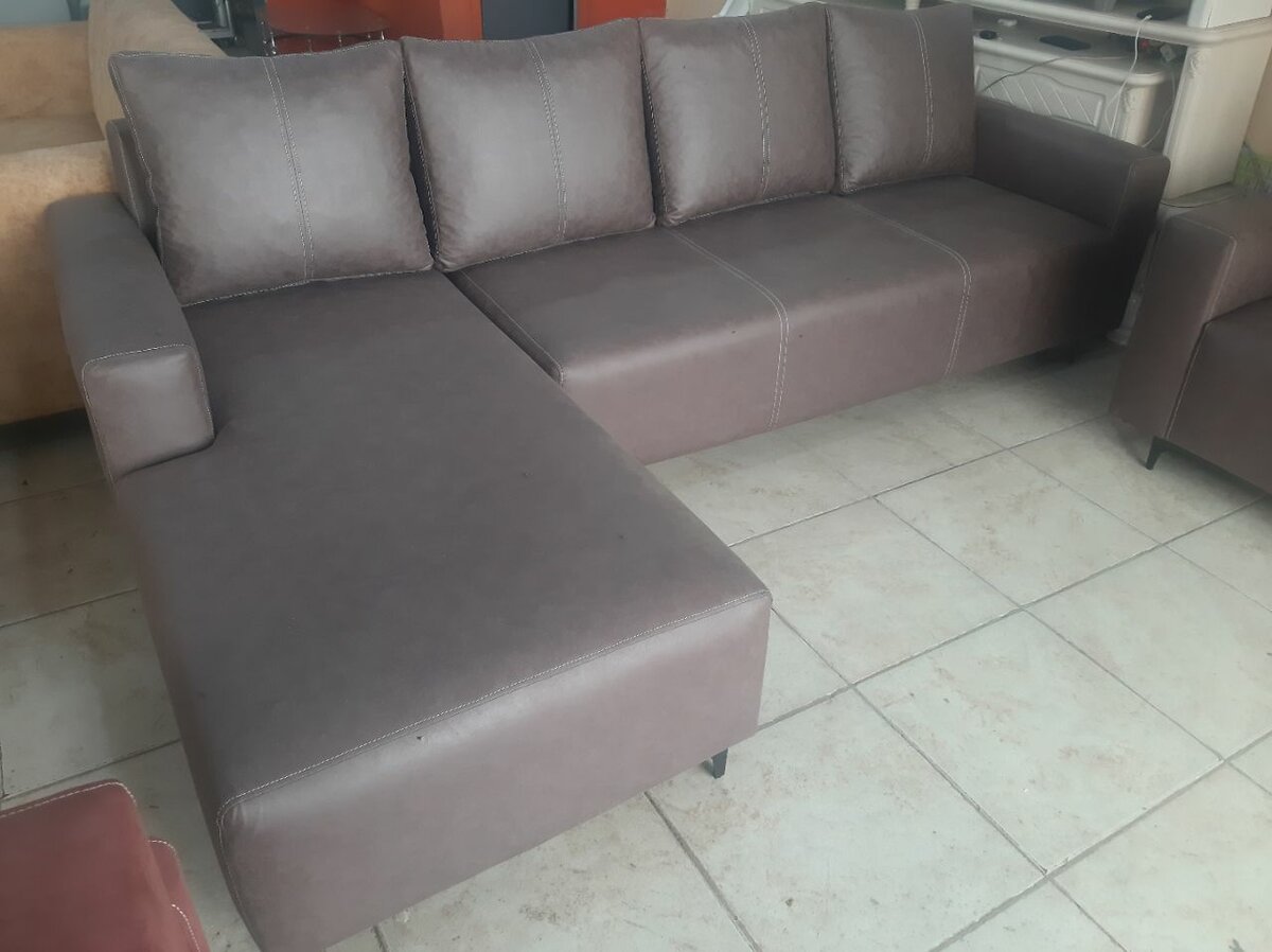 Salon Angle solo marron 6p