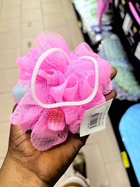 Éponge de Bain Rose Luxueuse