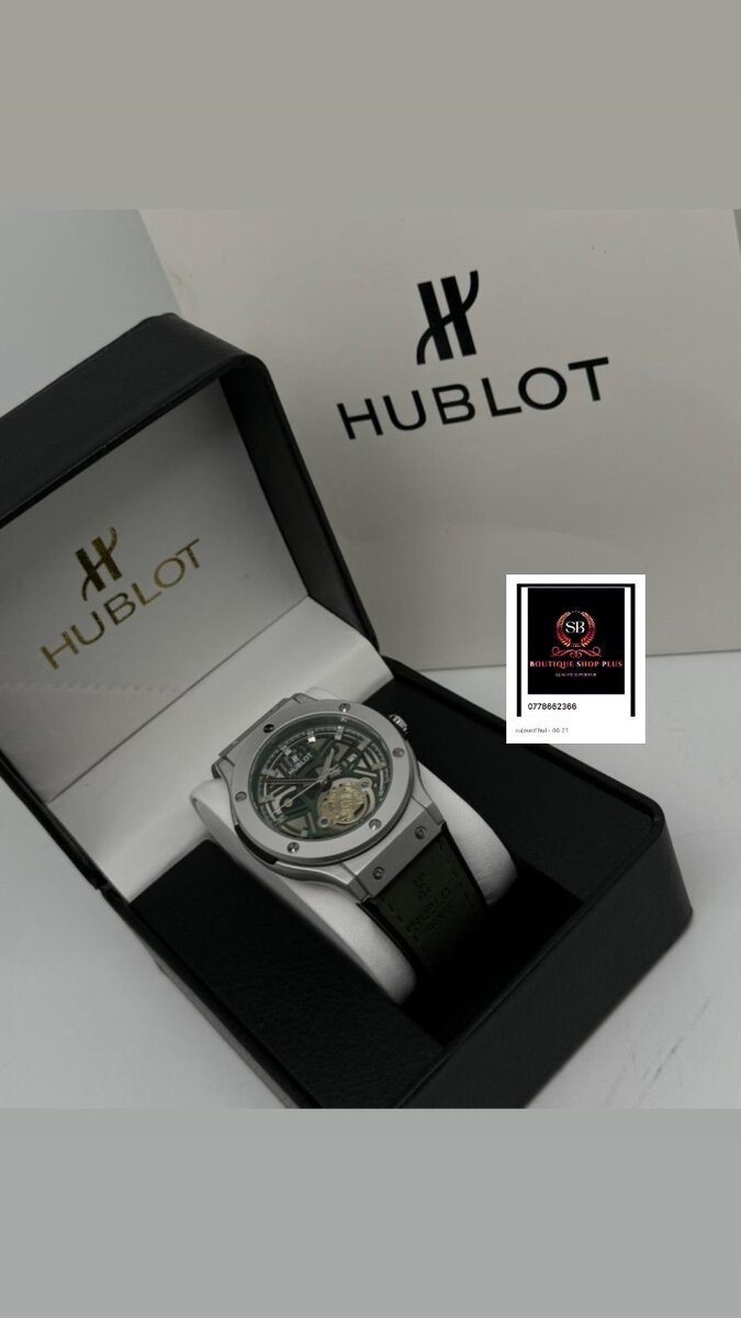 Montre hublot authentique avec