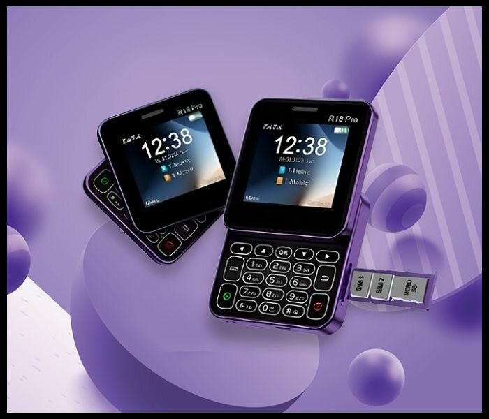 Téléphone Mini coulissant