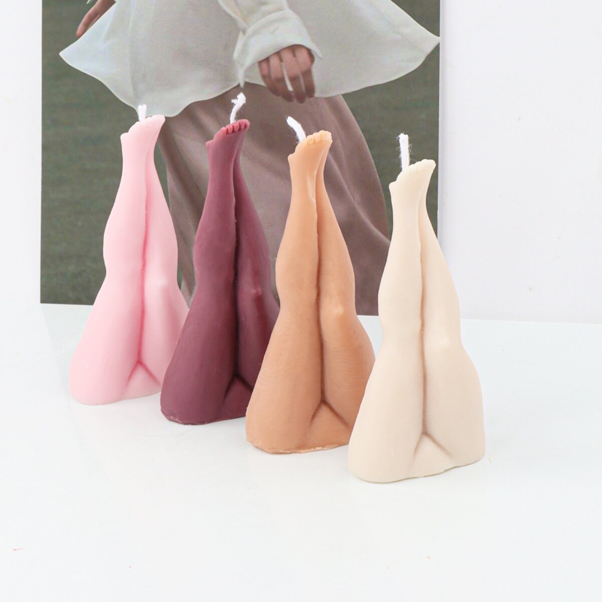 Upside down downside candle mould