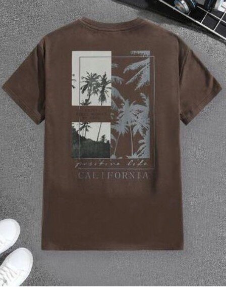 T-shirt décontracté Palmier