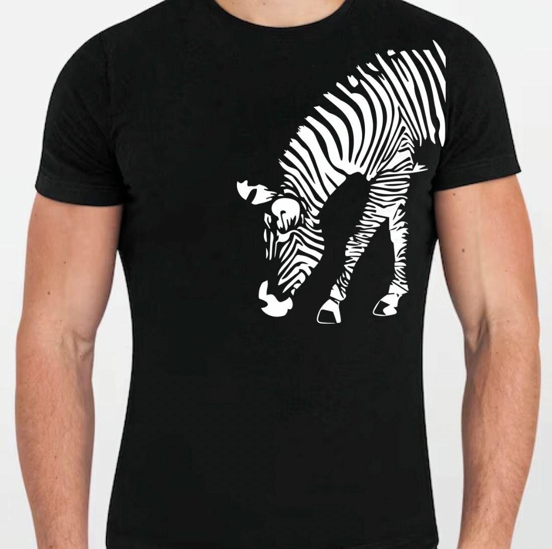 T-shirt graphique zèbre