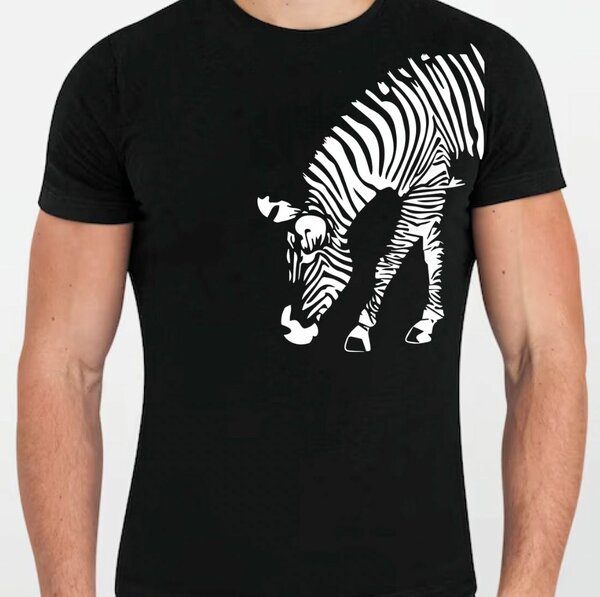 T-shirt graphique zèbre