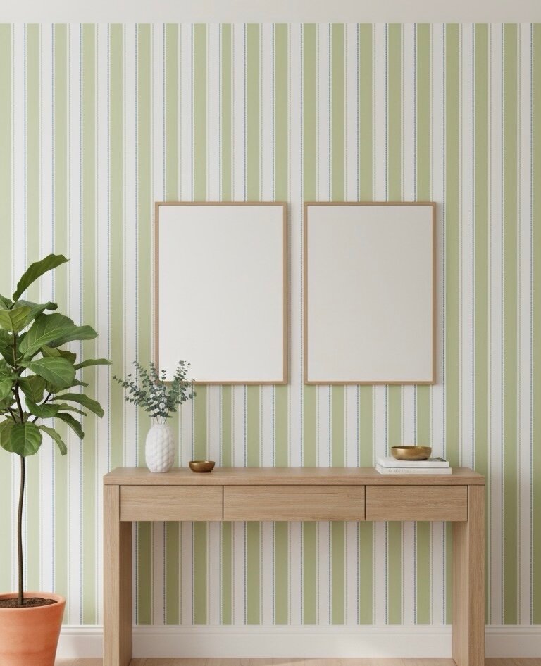 papier peint à rayures