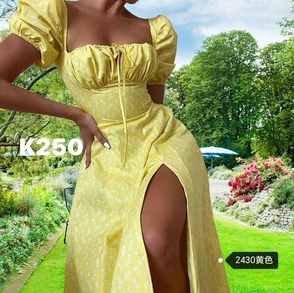 Women's summer sundress with print